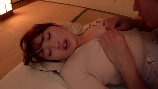 JAV Divorced Daddy s Lustful Neighborhood Wives Threesome with Breast Flash