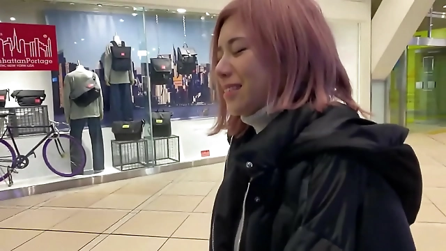 Unleash Your Desires with the Sexy Signboard Girl of Shinjuku s Underground Bar!