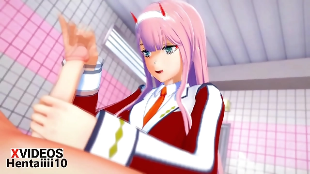 JAV Hentai Babe Gives Mind-Blowing BJ in Zero Two - You Won t Believe Your Eyes!