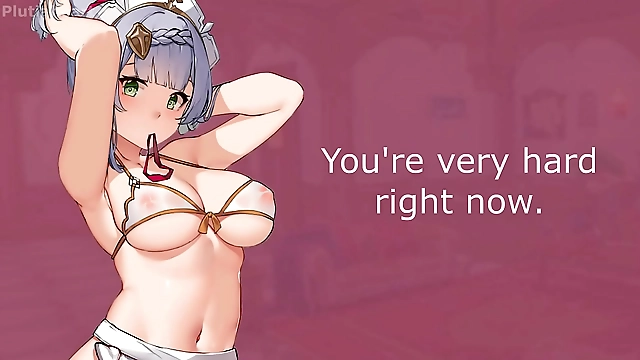 Witness the Ultimate JOI Experience with Noelle the Luscious Enchantress of Genshin Impact Series!