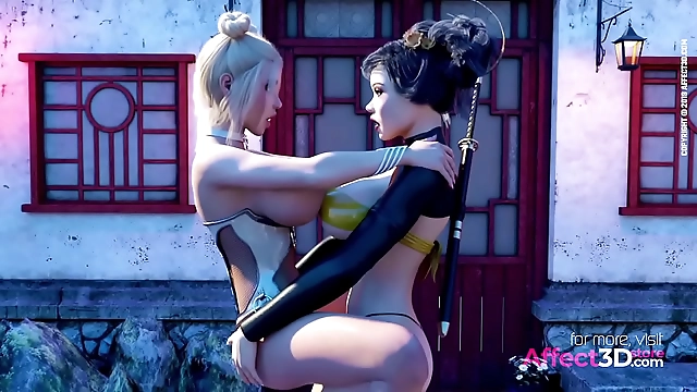 Enjoy the Sultry Allure of Futa Beauties in 3D Animation from Shanghai Surprise