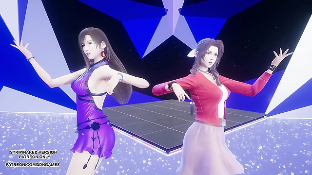 Enjoy the Ecstasy of the Luscious MILF Taeyeon and Her Alluring Friends in Hentai HKPP Dance Finale - Uncensored FF Extravaganza!