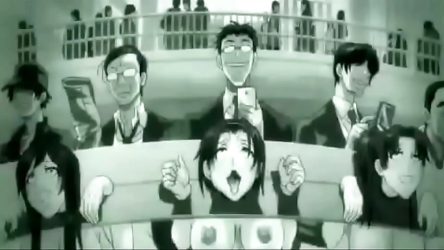 Japanese AV Idol Ayumi Anime Fucked Hard and Cum Dumped by Hunky White Male!