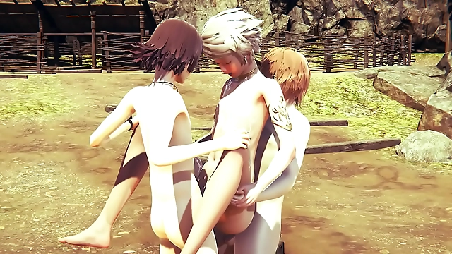 luscious enchantress slut Yaoi Femboy Jin sucks big dick and takes anal creampie in Sissy Crossdress Asian Manga Anime Film Game Porn Gay