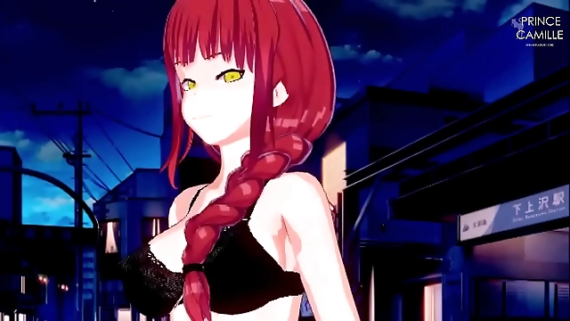 Unleash the Luscious Bouncing Boobs of Makima with a Chainsaw Man!