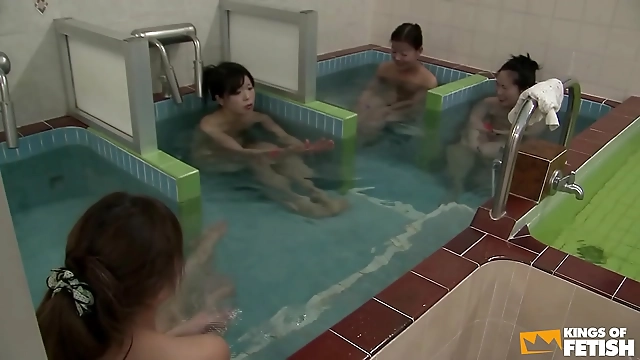 JAV Babes Soaked in Pleasure: Finger-gasmic Shower with a Hot Perv!