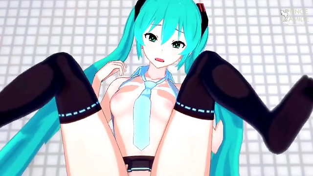 Japanese Vixen Hatsune Miku s Intimate POV Pleasure: Tight Pussy Masturbation and Seductive Meet and Fuck