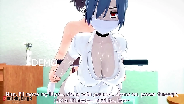 Naughty Nurse Fucks Patient in Skullgirls JAV: Luscious Lupe Fuentes Takes on Red!