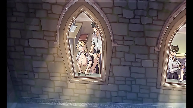 Luscious Hogwarts Graduate Hermione Sucks and Fucks After Classes - Exclusive Japanese Hentai Game PornPlay