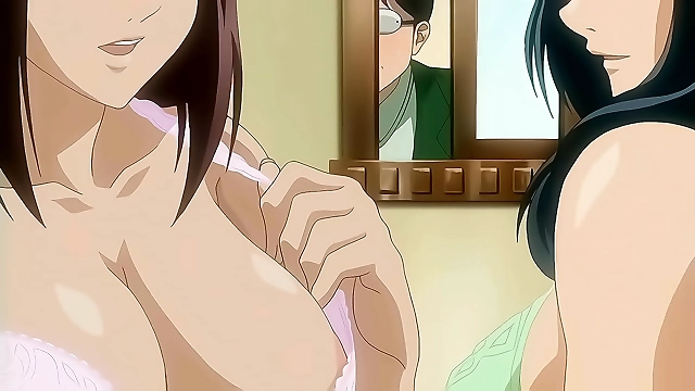 Watch As a Pervy Man Gets Caught Red-Handed Spying on Nude Girls in the Locker Room! Uncensored Hentai Exposé!