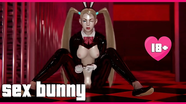 Get Lost in the Luscious Luv of This 3D Hentai JAV with a Naughty Bunny Girl!