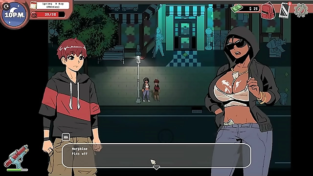 Japanese Hentai Game Unleashes Fiery Femdom Fcking on The Ground