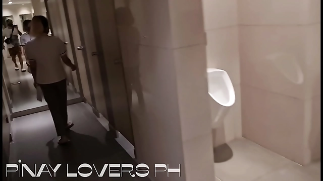 Luscious Pinay Teacher Caught in Public Bathroom Sex Scandal!