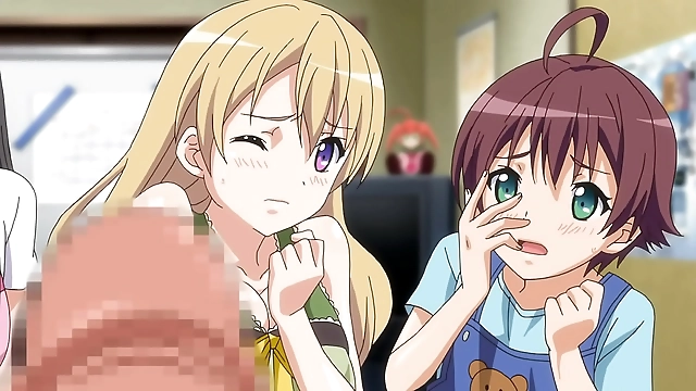 Cute Petite Teens Gorge on a Huge Cock in Hentai Show - Enchanting Japan