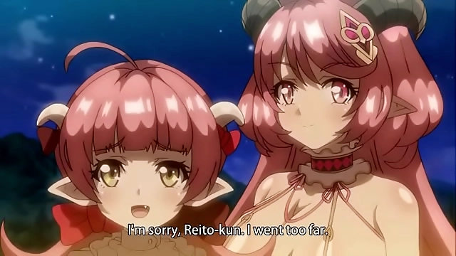 Two Luscious Succubi Seduce Innocent Boy in JAV Hentai Video