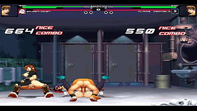 JAV Porn MILF Bao Battles with Spider-Gwen and Claire Redfield in a Steamy Threesome