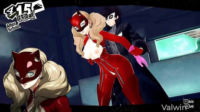 Get Your Luscious Fix with Ann Takamaki and Joker s Dungeon Fuck Fest in Persona 5 3D!