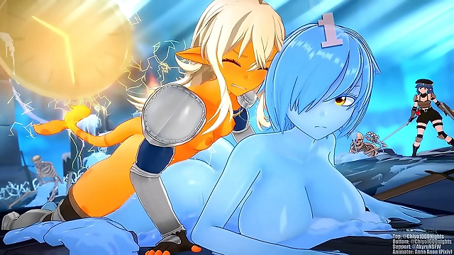 Futa Shark and Slime Girl - A Sensual Journey into Their Furry World of Desire!