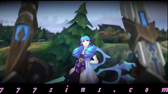 JAV Gwen from League of Legends Hentai: Enchanting Slut Seduces You with Her Luscious Body!