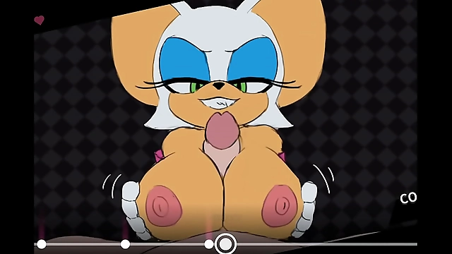 JAV Dream: Secrets of Rouge the Bat s Sex Game Cream Pie and Big Cock Revealed!