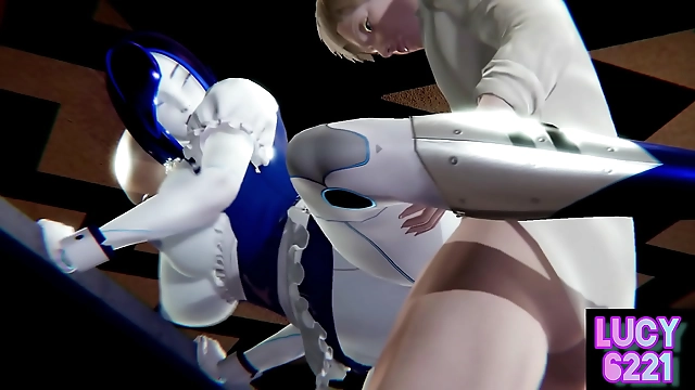 Coffee Time with the Alluring AI Maid Serving You with a Smile!