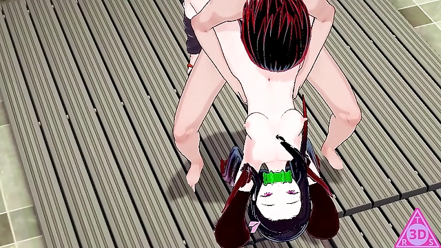 JAV Cutie Tanjiro Nezuko Bang Her in Kimetsu no Yaiba Jaw-Dropping Hentai with Explosive Cumshots & Handjobs (Uncensored Gameplay Porn)