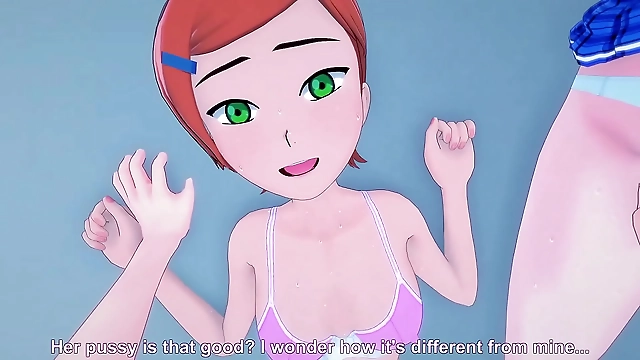 Unleash Your Darkest Desires with Raven-Haired Foxes - Gwen Tennyson & Violet Parr Threesome Gwen Ben Tennyson s Ultimate Fantasy