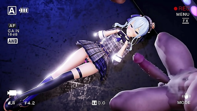 Hoshimachi Suisei: Luscious AV Idol s Juicy MMD DP Session