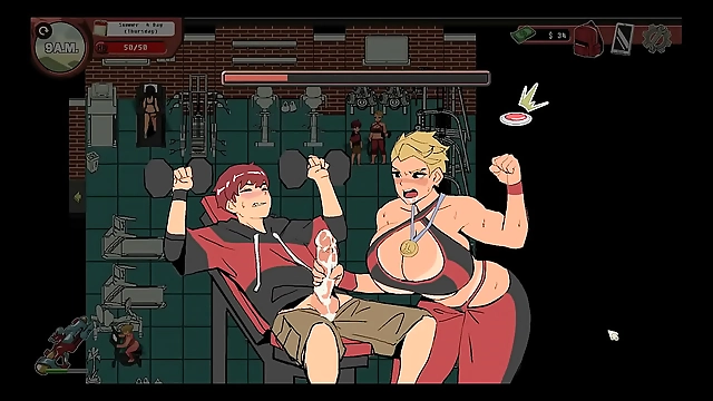 Spooky Milk Life: JAV Hentai Game Explores the Ultimate Taboo - Ffm Handjob at the Gym