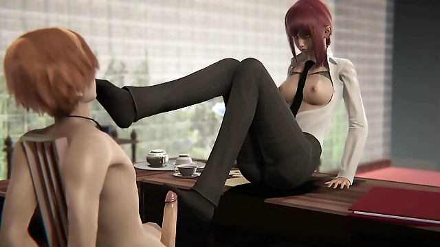 Denji s Luscious Girlfriend Makima Gives Him the Best Fuck of His Life in This Uncensored Hentai 3D SFM Game