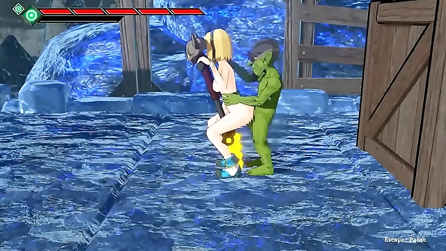 Luscious Blonde Bombshell Enchants with Magic in brand New Hentai Gameplay