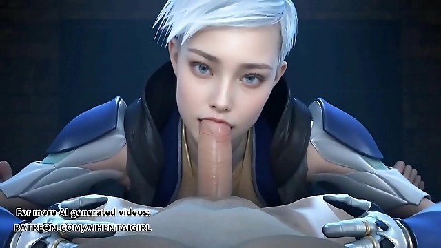 Unleash Your Lust with Mortal Kombat s Frost: Mind-Blowing Deepthroat Blowjob Uncensored Hentai from an AI-Generated Beauty