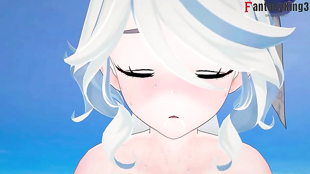 Furina s Luscious Sex in Fountain: Genshin Impact s Full-on RED