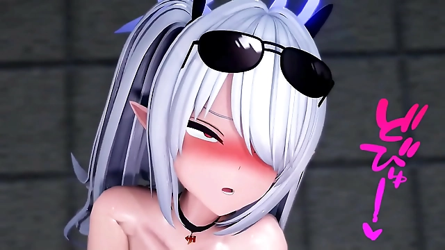 Absolutely Stunning Naked Goddess Iori Dips Into The Pool Under The Moonlight