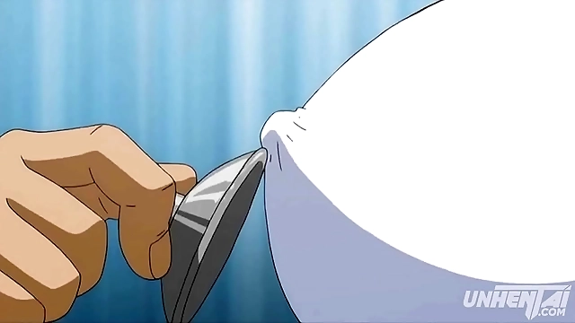 Busty Teen Gets Her Nipples Hard as Hell During Hentai Doctor s Exam