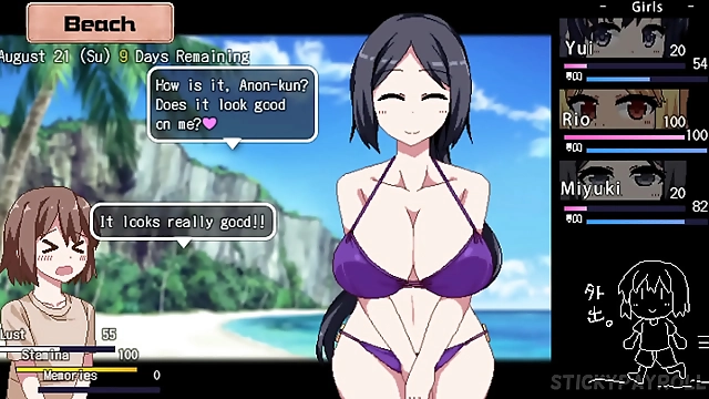 Experience Luscious Ryu s Summer Memories with His Stepdaughter s Destroyed Pussy in Hentai Sex Game Part 1