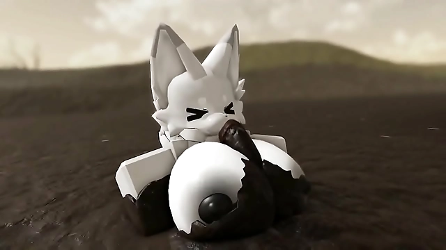 Cum-drunk Furry Drowns in Quicksand after wild sex-filled death