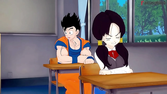 MILF Dragon Ball Bitches Android 18 and Videl Bang Gohan s Sword in PTRN Fantasy